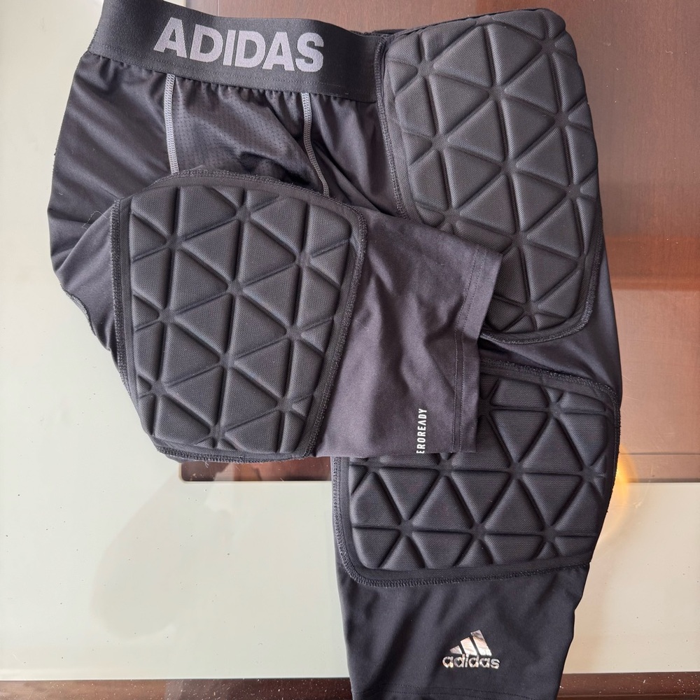 adidas Black Padded Compression Shorts